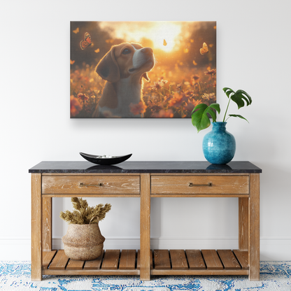 Beagle_Sniffing_Flowers_in_a_Glowing_Fie_H_Rectangle_Smaller_Lifestyle_Mockup.png