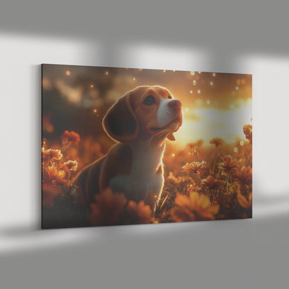 Beagle_Standing_Proudly_on_a_Glowing_Gar_H_Rectangle_Dramatic_Shadow_Mockup.png