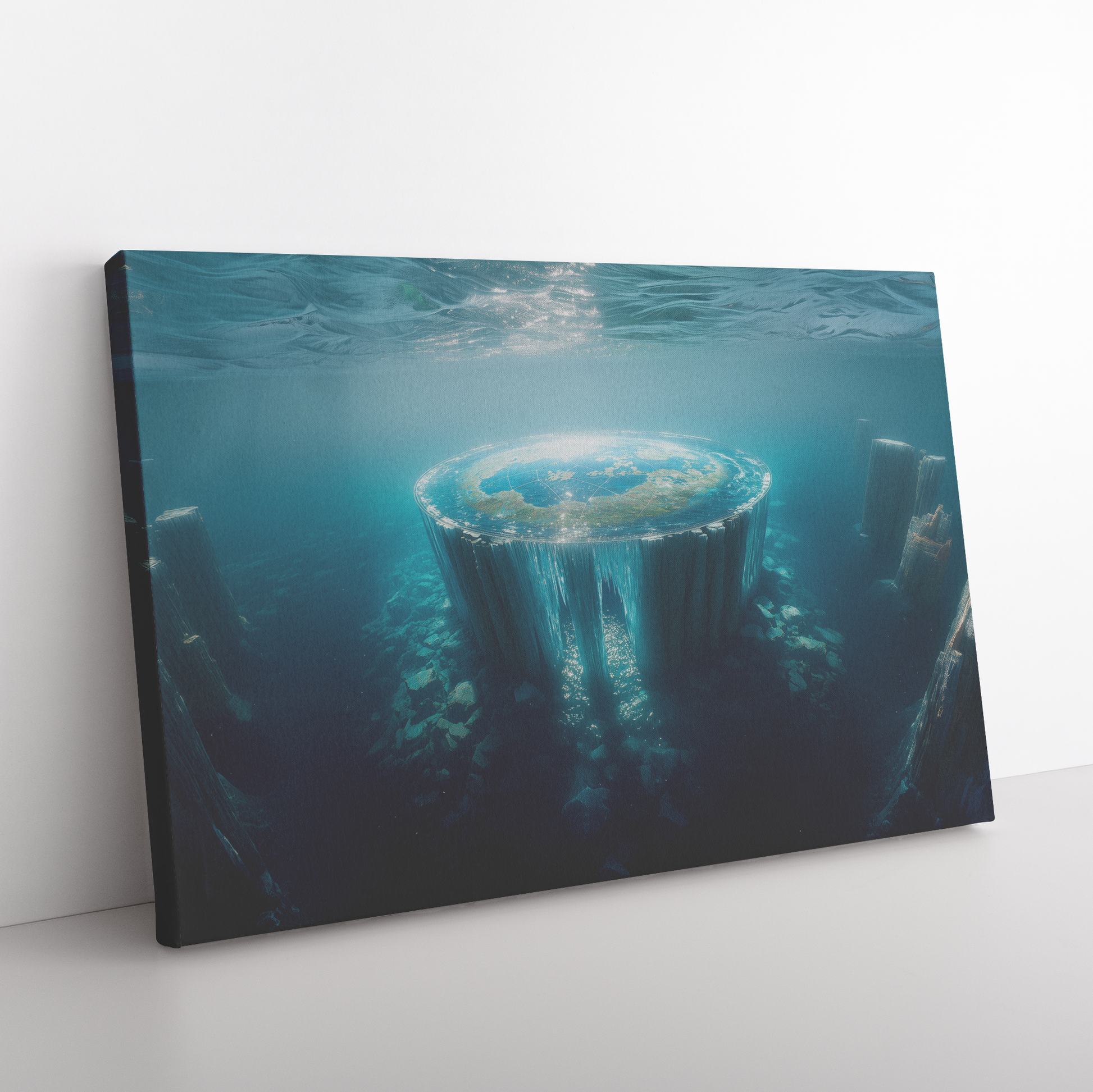 Biblical_Flat_Earth_Submerged_In_Deep_Bl_H_Rectangle_Angle_Floor_Mockup.png