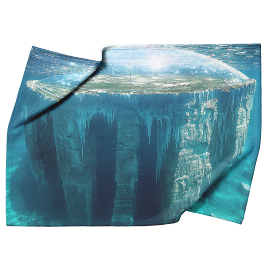 Biblical_Flat_Earth_With_Gleasons_Map_H_Blanket_Top_Bottom_Folds_Mockup.png
