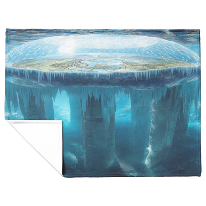 Biblical_Flat_Earth_With_Gleasons_Map_Ic_H_Blanket_Flat_Fold_Mockup.png