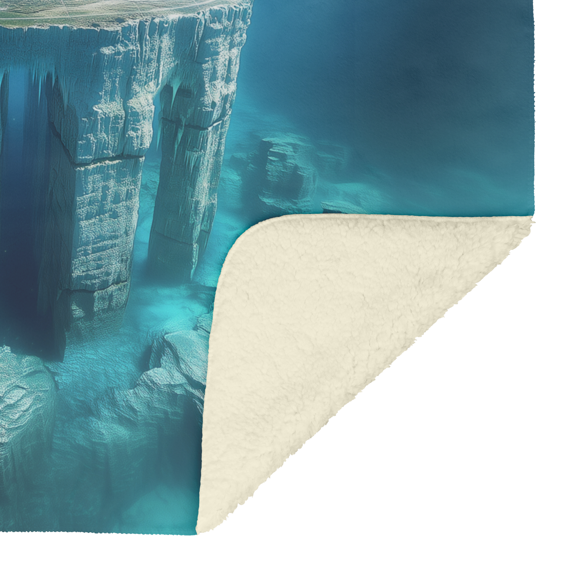 Biblical_Flat_Earth_With_Gleasons_Map_Ic_H_Blanket_Sherpa_Mockup.png