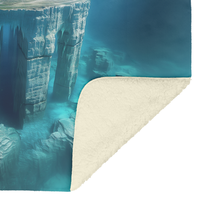 Biblical_Flat_Earth_With_Gleasons_Map_Ic_H_Blanket_Sherpa_Mockup.png