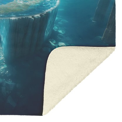 Biblical_Flat_Earth_With_Gleasons_Map_Ic_H_Blanket_Sherpa_Mockup.png