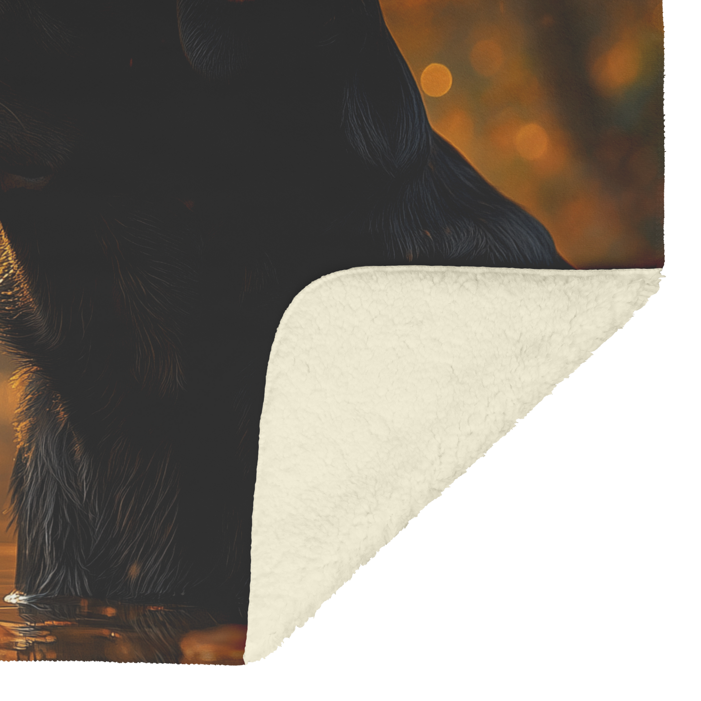 Black_Labrador_by_Pond_with_Golden_Rippl_H_Blanket_Sherpa_Mockup.png