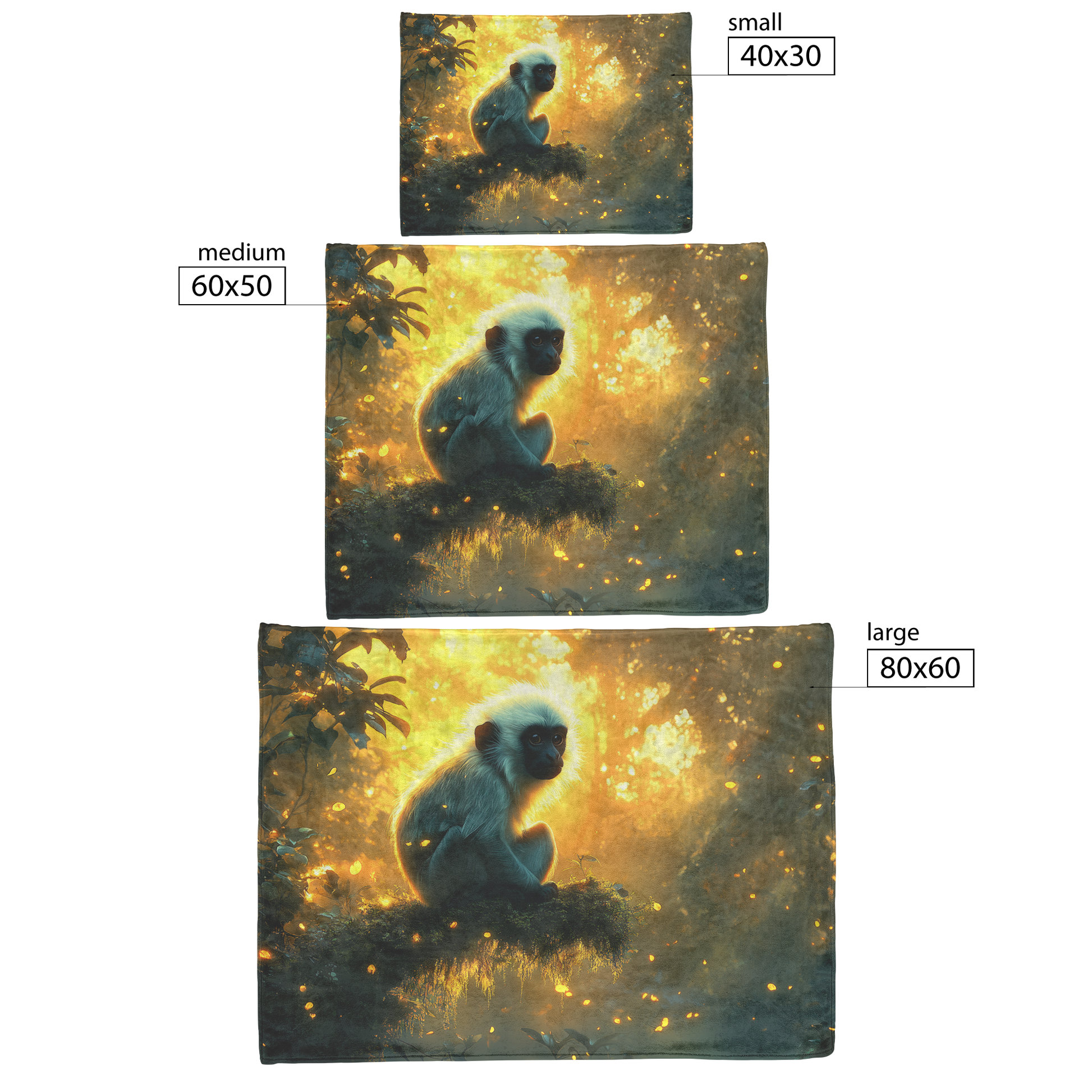 Black_and_White_Colobus_Monkey_on_Glowin_H_Blanket_Size_Options_Mockup.png