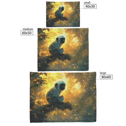 Black_and_White_Colobus_Monkey_on_Glowin_H_Blanket_Size_Options_Mockup.png