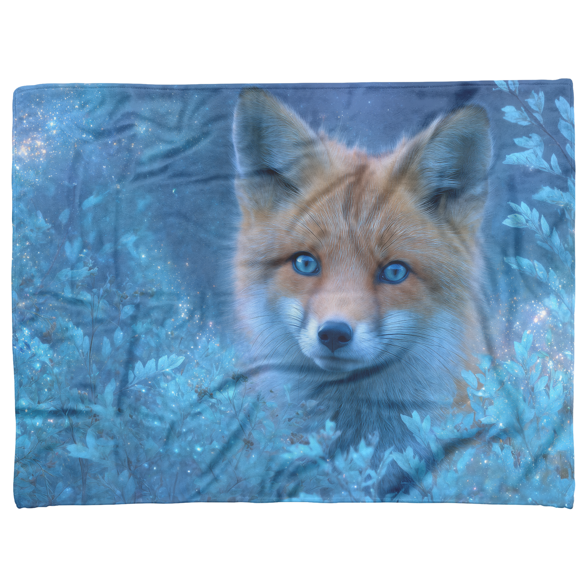 Blue_Eyed_Fox_Peeking_Out_From_Enchanted_H_Blanket_AS_Flat_Mockup.png