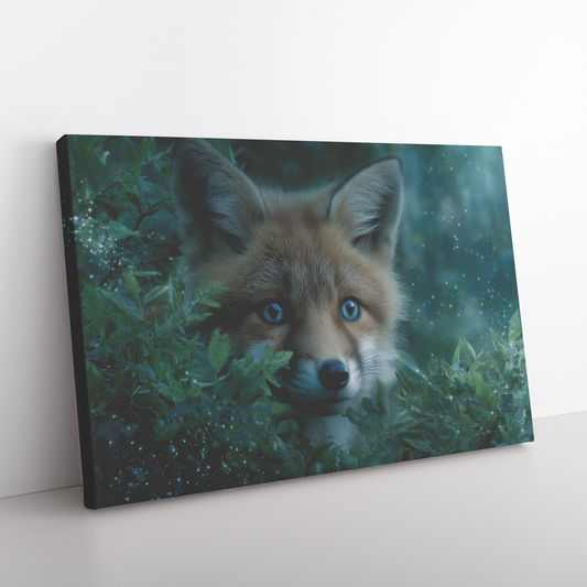 Blue_Eyed_Fox_Peeking_from_Enchanted_Glo_H_Rectangle_Angle_Floor_Mockup.png_15519613
