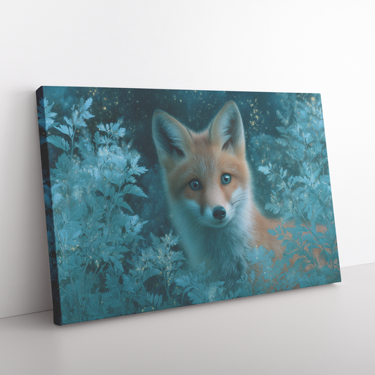Blue_Eyed_Fox_Peeking_from_Enchanted_Glo_H_Rectangle_Angle_Floor_Mockup.png_15519637