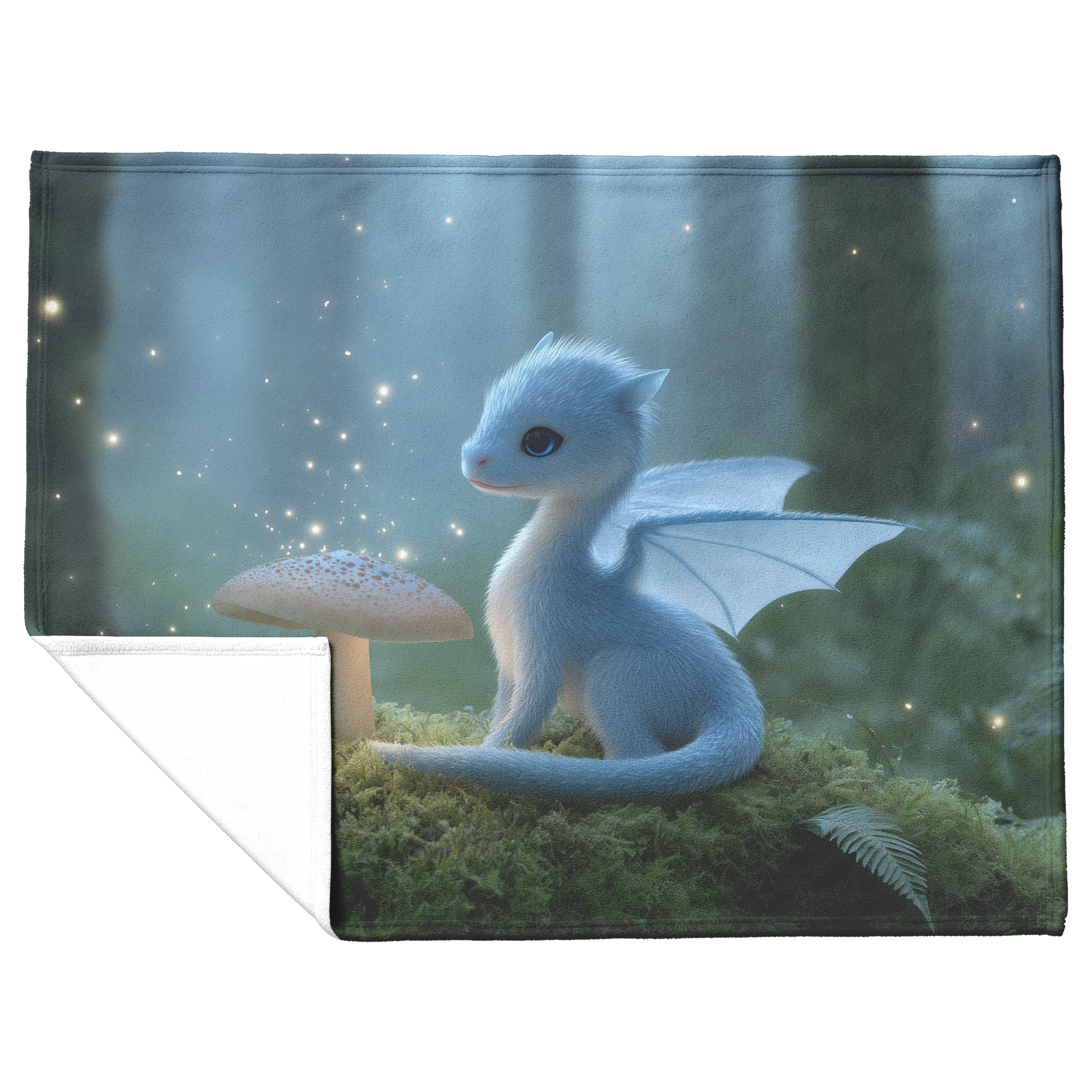 Blue_Eyed_Miniature_Dragon_Curled_Around_H_Blanket_Flat_Fold_Mockup.png