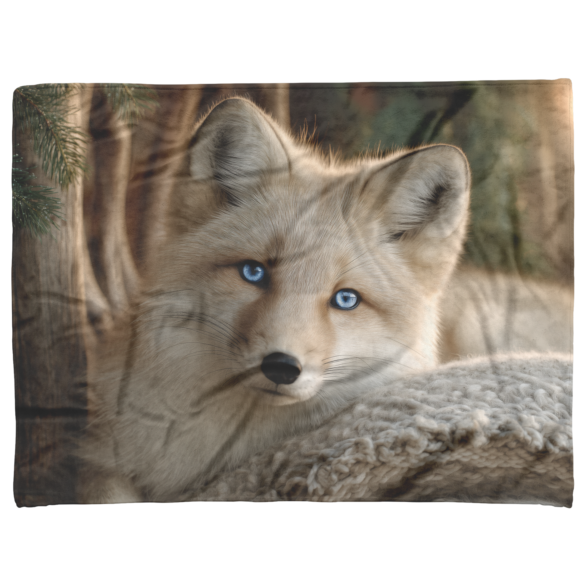 Blue_Eyed_Snow_Fox_Resting_On_Cozy_Chair_H_Blanket_AS_Flat_Mockup.png