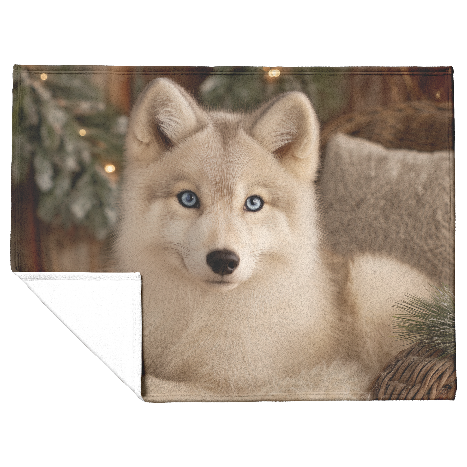 Blue_Eyed_Snow_Fox_Resting_On_Cozy_Chair_H_Blanket_Flat_Fold_Mockup.png