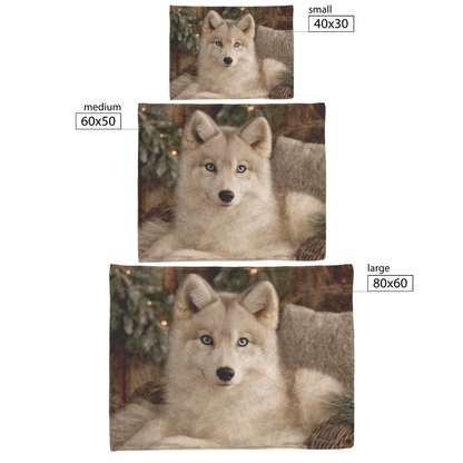 Blue_Eyed_Snow_Fox_Resting_On_Cozy_Chair_H_Blanket_Size_Options_Mockup.png