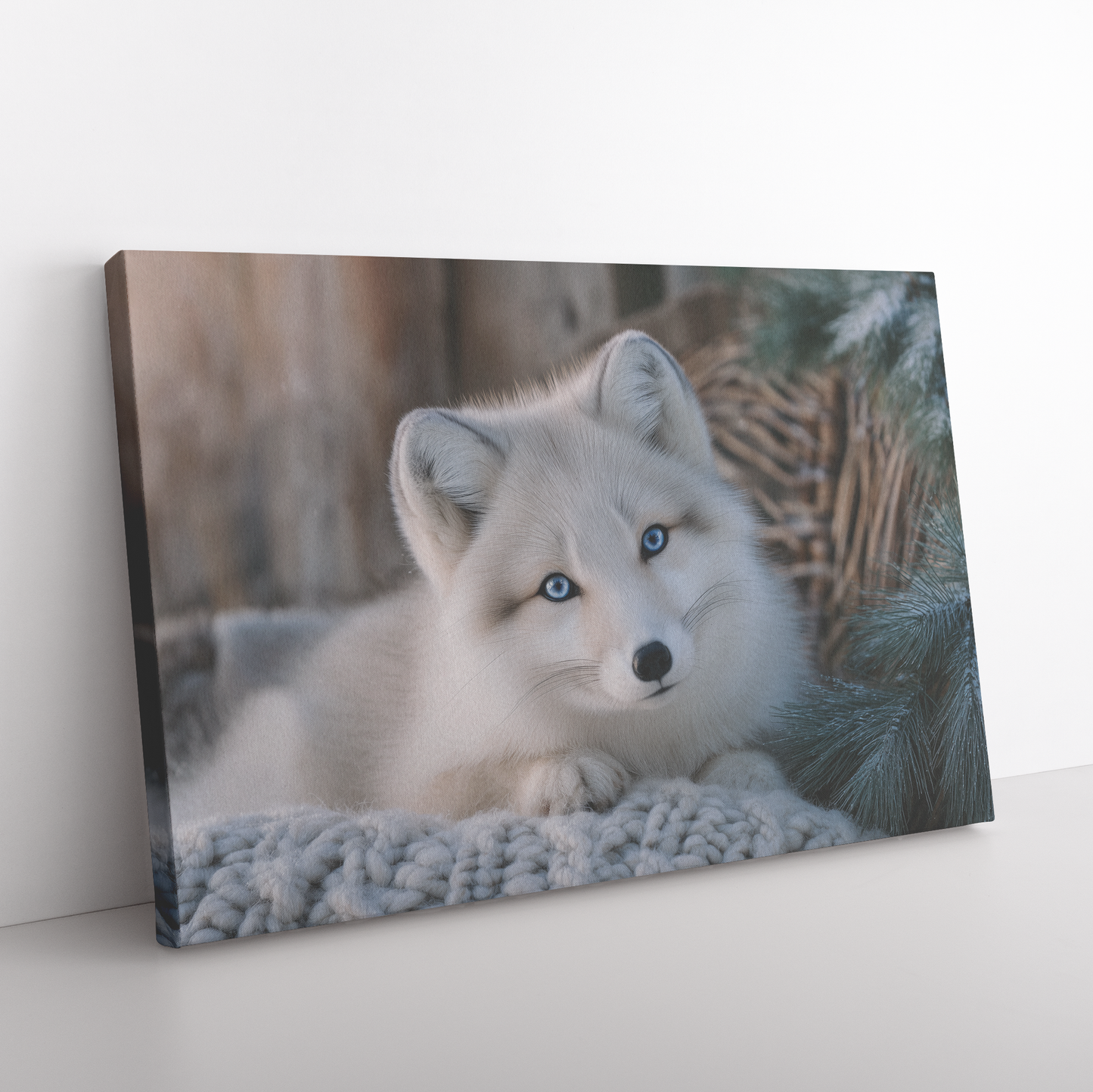 Blue_Eyed_Snow_Fox_Sitting_on_Comfy_Chai_H_Rectangle_Angle_Floor_Mockup.png_15487766