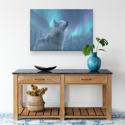 Blue_Eyed_Wolf_Pup_Howling_Under_Aurora__H_Rectangle_Smaller_Lifestyle_Mockup.png_15528096