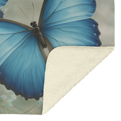 Blue_Morpho_Butterflies_Glowing_In_Soft__H_Blanket_Sherpa_Mockup.png