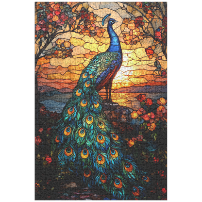 Blue_and_Green_Peacock_with_Fanned_Tail__1014pc_V_Main_Mockup.png