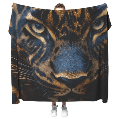 Bold_Leopard_Print_With_Classic_Gold_and_H_Blanket_Model_Mockup.png