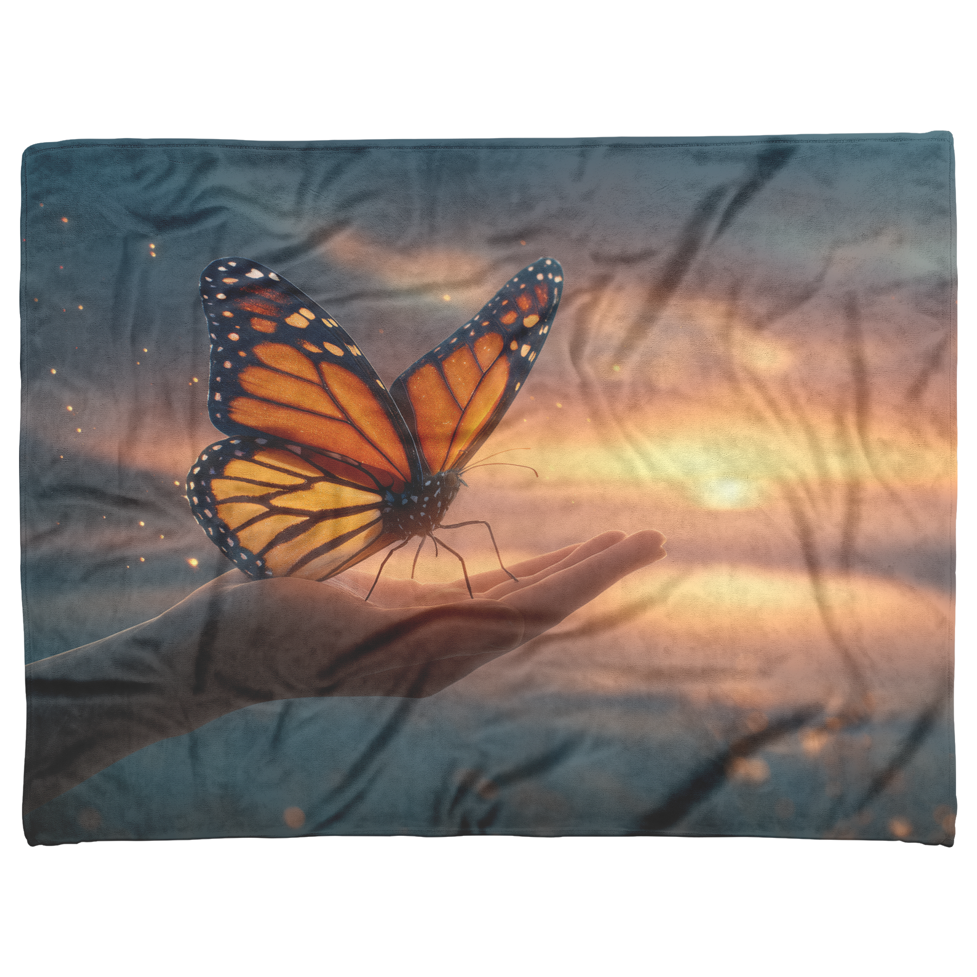 Bright_Butterfly_Resting_On_Hand_Extende_H_Blanket_AS_Flat_Mockup.png