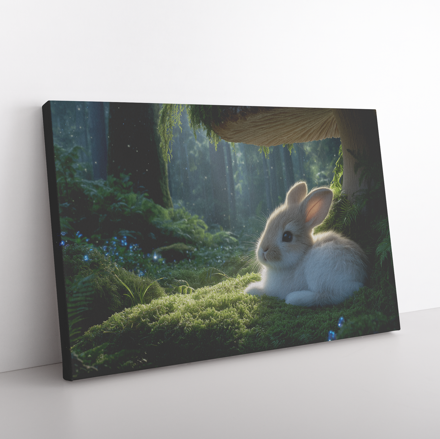 Bunny_Curled_on_Glowing_Moss_Under_Giant_H_Rectangle_Angle_Floor_Mockup.png_15333364