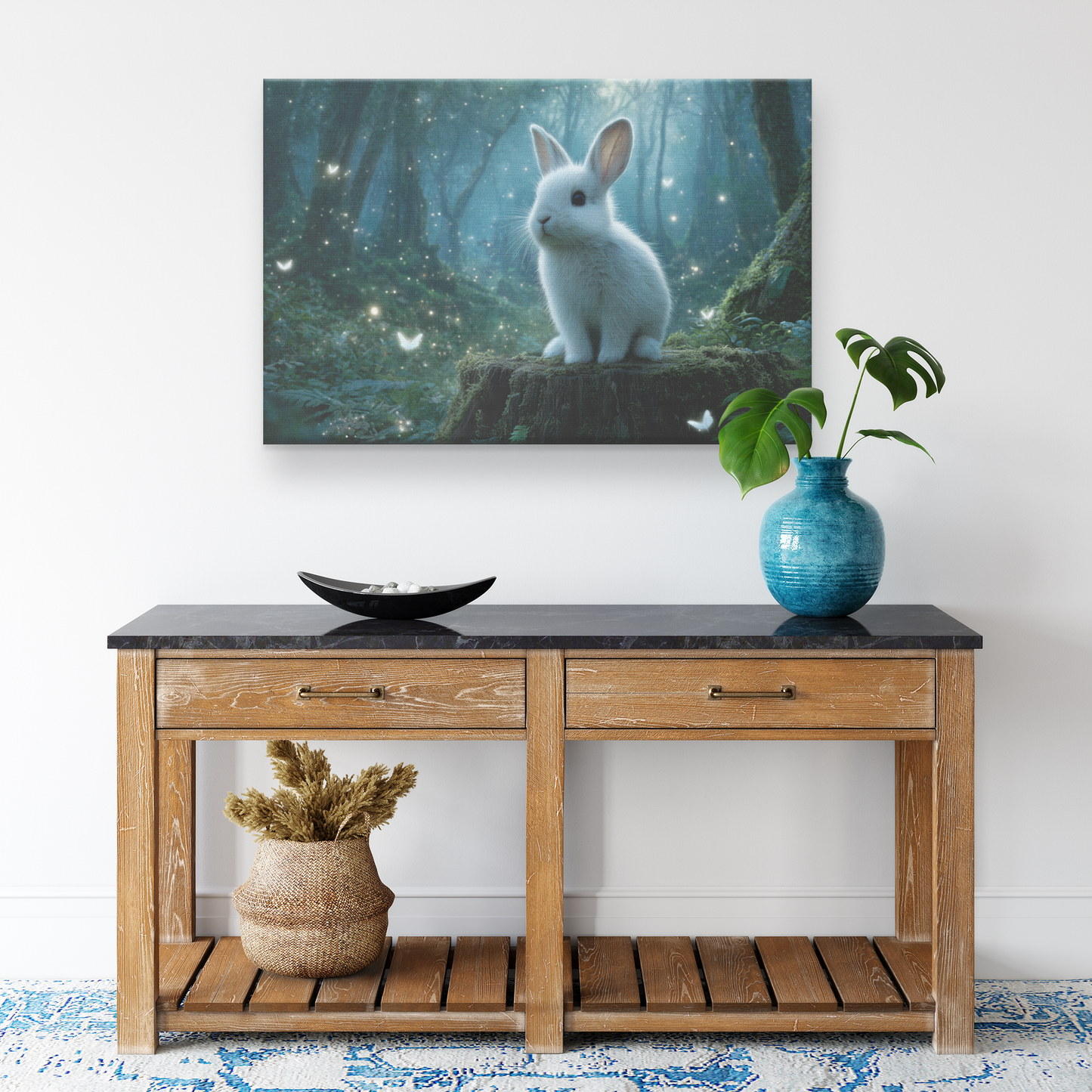 Bunny_Standing_on_Tree_Stump_Surrounded__H_Rectangle_Smaller_Lifestyle_Mockup.png_15347117