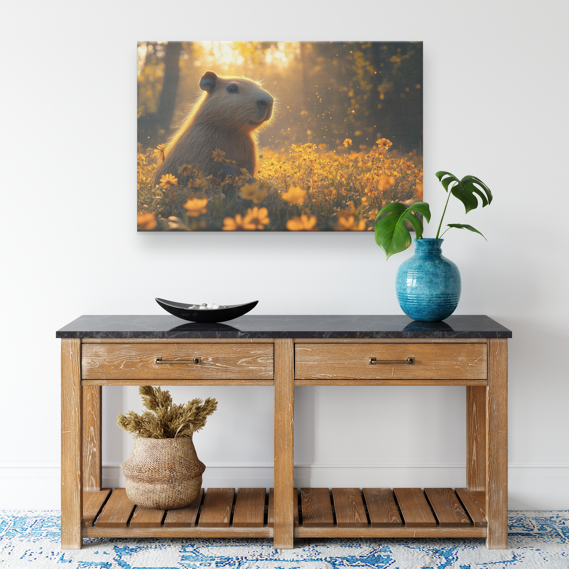 Capybara_in_Golden_Meadow_with_Glowing_W_H_Rectangle_Smaller_Lifestyle_Mockup.png