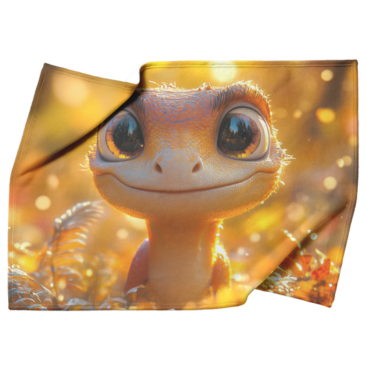 Cartoon_Velociraptor_With_Big_Round_Eyes_H_Blanket_Top_Bottom_Folds_Mockup.png