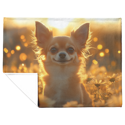 Chihuahua_in_Daisy_Field_with_Mist_Spark_H_Blanket_Flat_Fold_Mockup.png