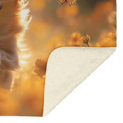 Chihuahua_in_Wildflower_Field_with_Butte_H_Blanket_Sherpa_Mockup.png