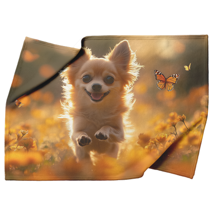 Chihuahua_in_Wildflower_Field_with_Butte_H_Blanket_Top_Bottom_Folds_Mockup.png