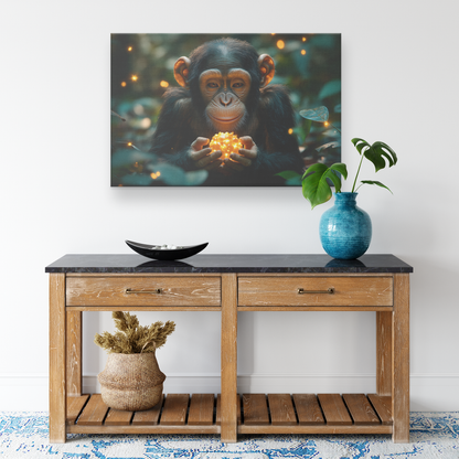 Chimpanzee_Holding_Glowing_Fruit_in_Magi_H_Rectangle_Smaller_Lifestyle_Mockup.png