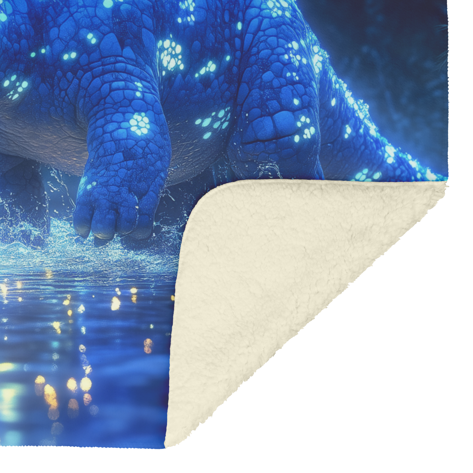Chubby_Brachiosaurus_Splashing_in_Puddle_H_Blanket_Sherpa_Mockup.png