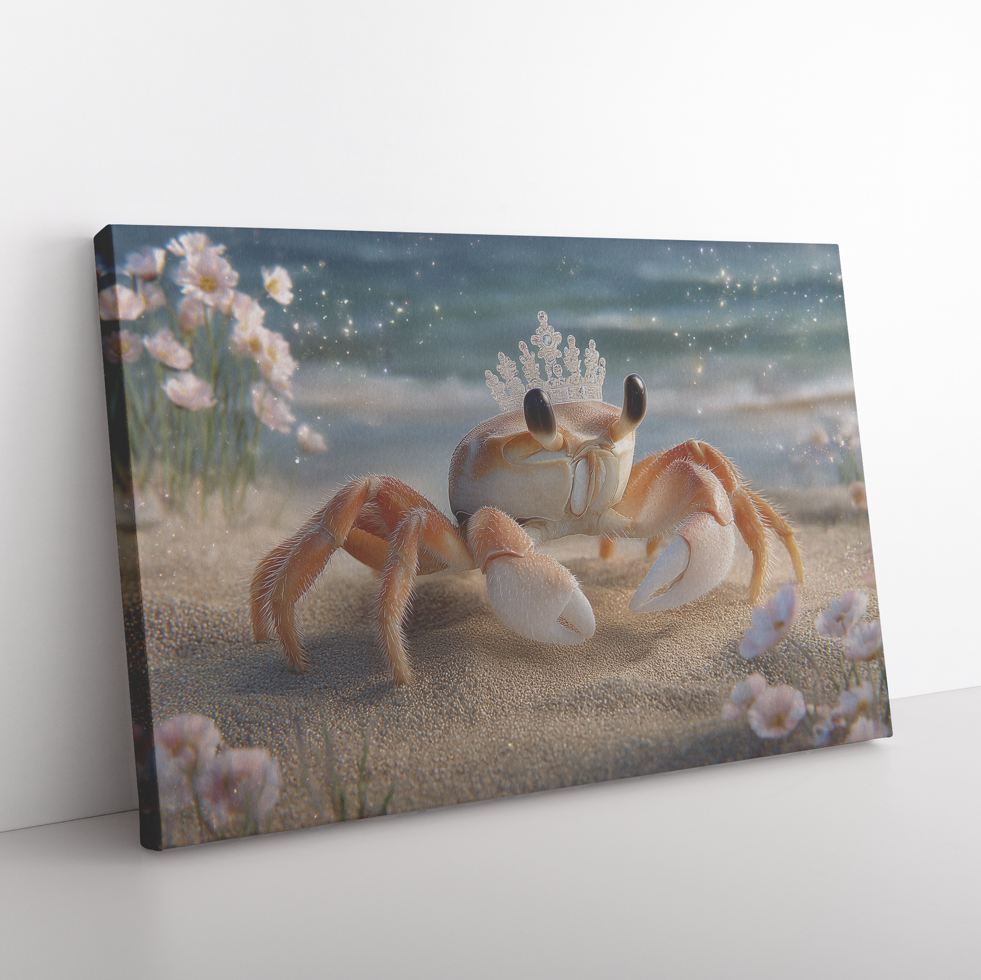 Crab_with_Seashell_Crown_Sitting_in_Spar_H_Rectangle_Angle_Floor_Mockup.png_15467082