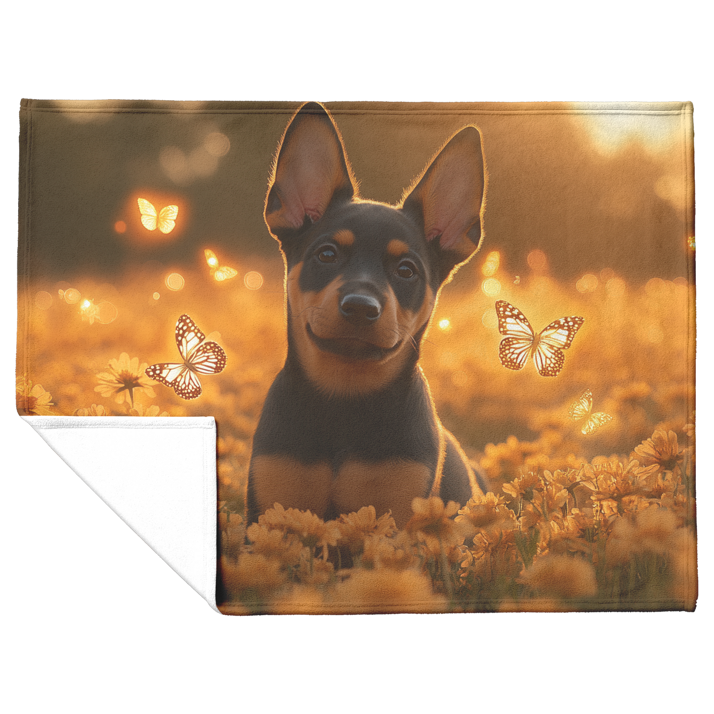 Doberman_Puppy_in_Wildflower_Field_with__H_Blanket_Flat_Fold_Mockup.png