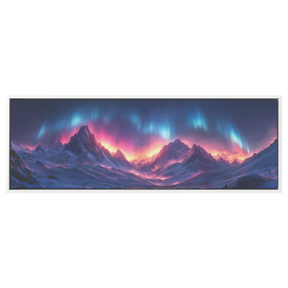 Dramatic_Northern_Lights_Cascading_Over__White_Framed_Canvas_H_Panoramic_Main_Mockup.png