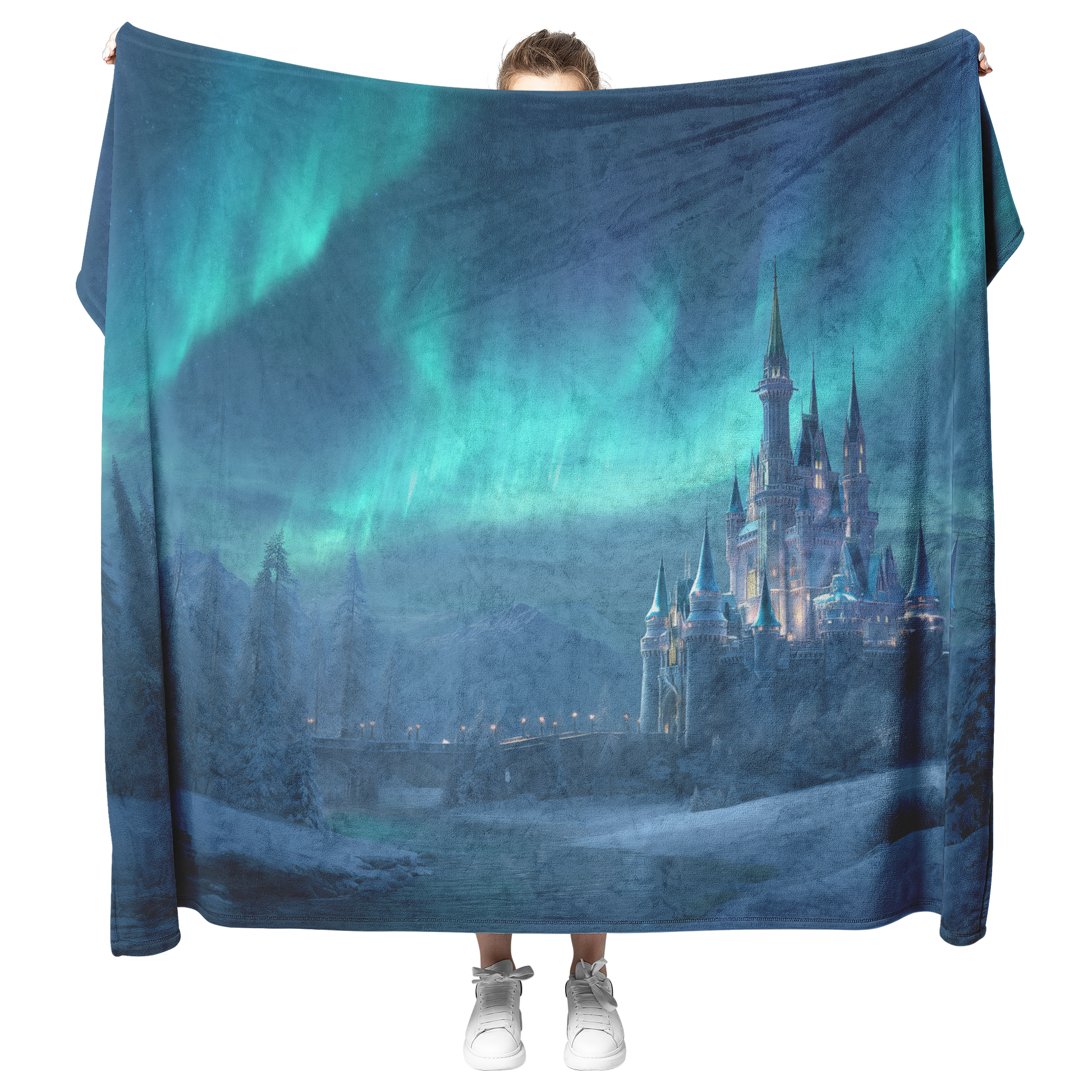 Dreamy_Snow_Covered_Castle_With_Twinklin_H_Blanket_Model_Mockup.png