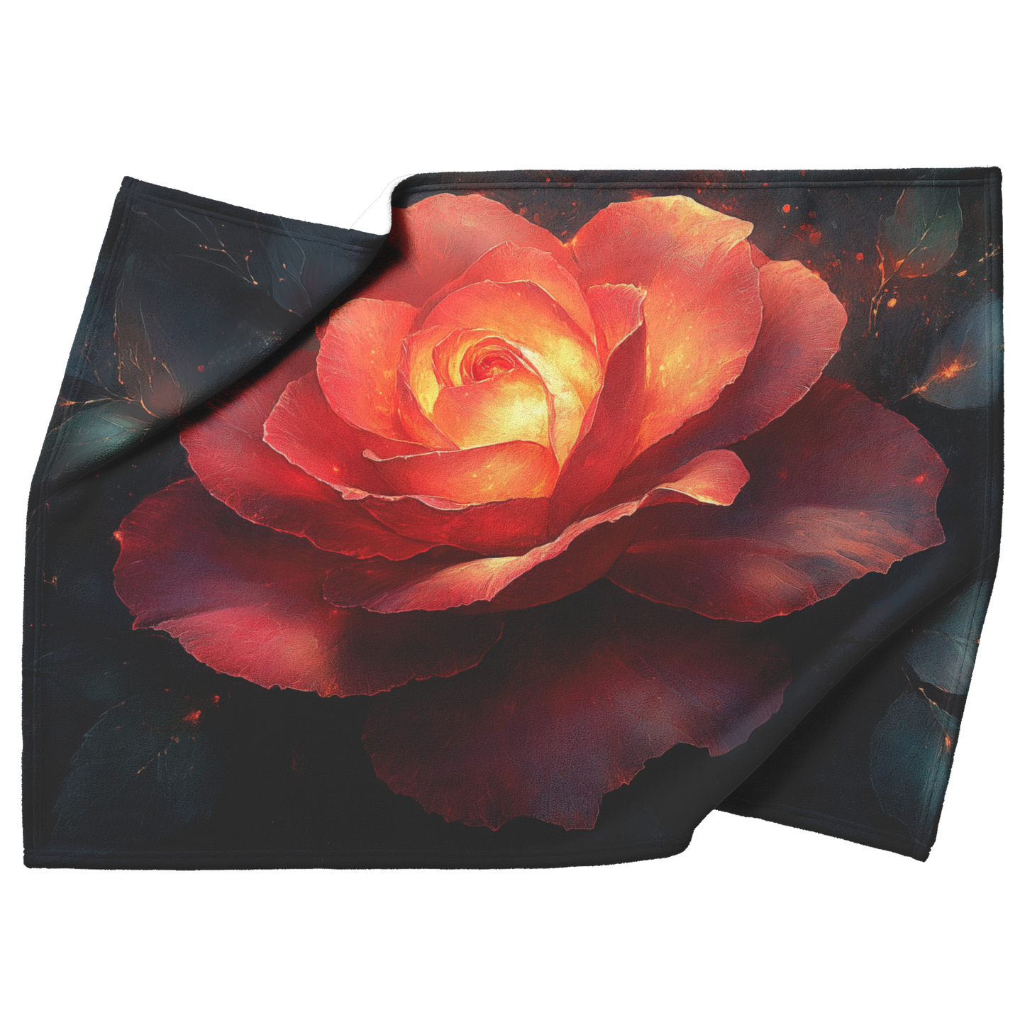 Dynamic_Rose_Pattern_With_Radiant_Red_Pe_H_Blanket_Top_Bottom_Folds_Mockup.png