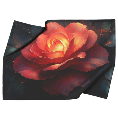 Dynamic_Rose_Pattern_With_Radiant_Red_Pe_H_Blanket_Top_Bottom_Folds_Mockup.png