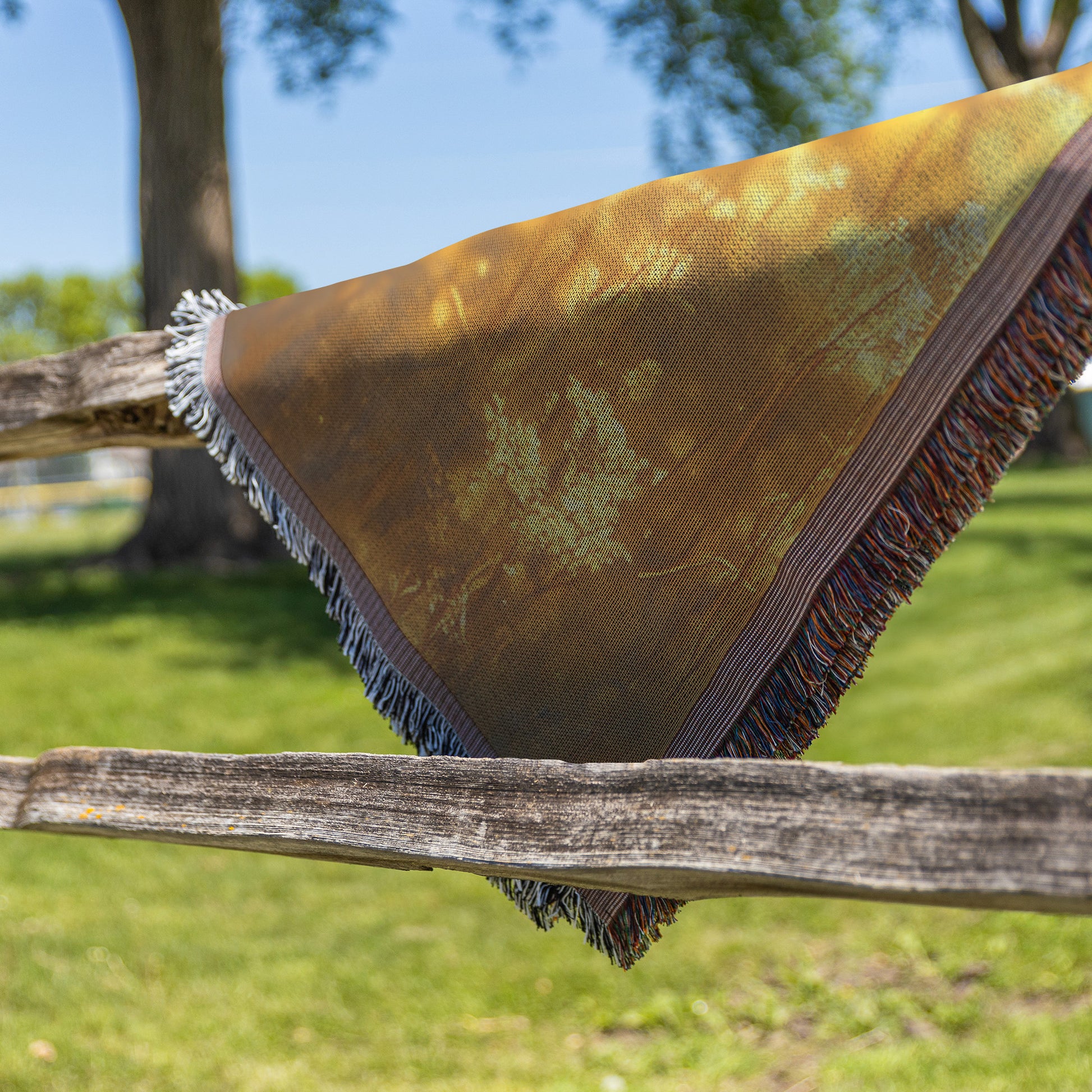 Elegant Kudu Antelope Woven Throw Blanket  Majestic Wildlife Blanket with Golden Savanna Sunset and Vibrant Wildflowers for Nature Lovers  Perfect for Living Room Bedroom or Safari Décor - Awakening Righteousness