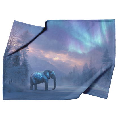 Elephant_With_Glowing_Tribal_Paint_Stand_H_Blanket_Top_Bottom_Folds_Mockup.png