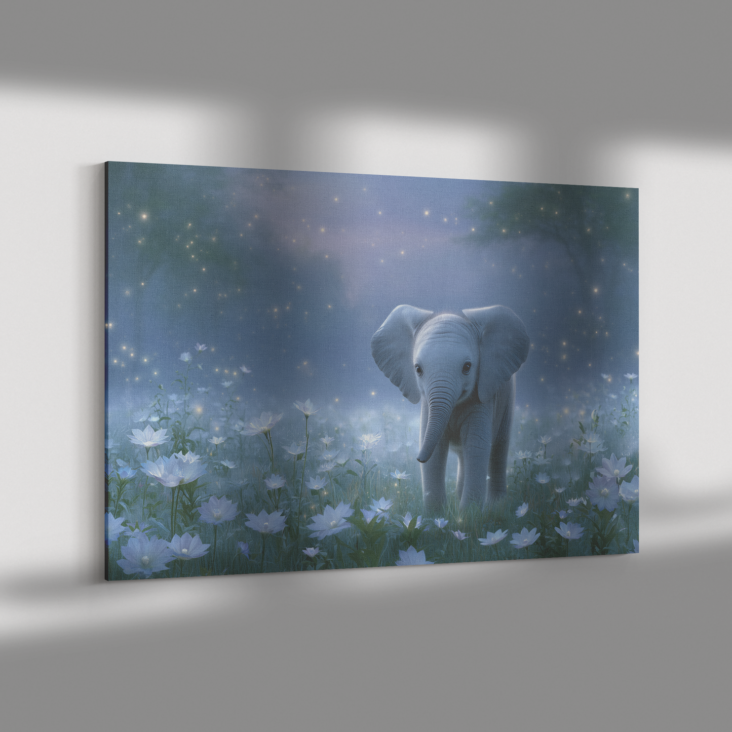Enchanted_Baby_Elephant_in_Field_of_Star_H_Rectangle_Dramatic_Shadow_Mockup.png_15487878