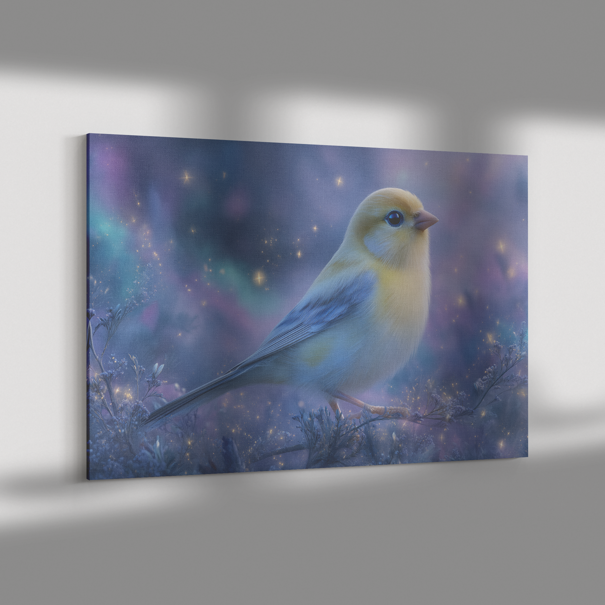 Enchanted_Canary_with_Blue_Eyes_Flying_T_H_Rectangle_Dramatic_Shadow_Mockup.png_15406180