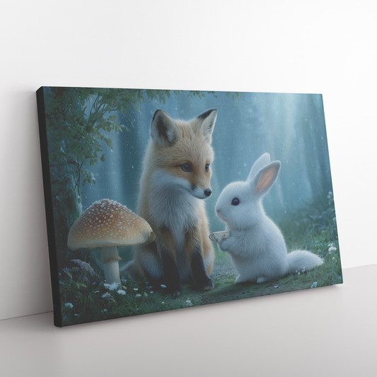 Enchanted_Fox_and_Rabbit_Sharing_Tea_Und_H_Rectangle_Angle_Floor_Mockup.png_15430779