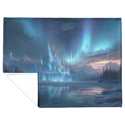 Enchanted_Ice_Castle_Lit_By_Stars_With_S_H_Blanket_Flat_Fold_Mockup.png