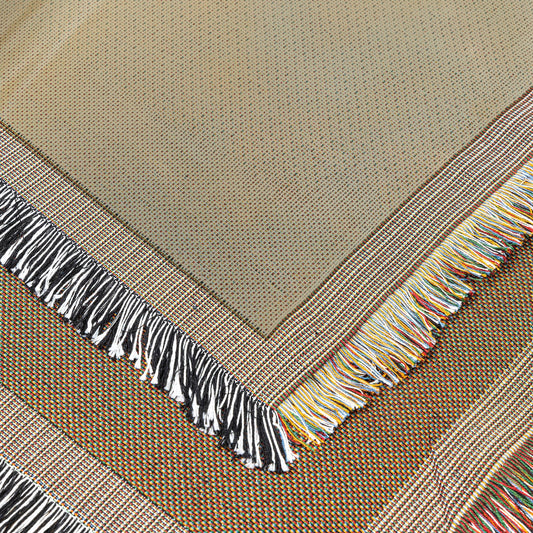 Ethereal Angel with Soft Wings Gazing Peacefully Into the Distance  Divine Grace Christian Woven Throw Blanket for Spiritual Reflection Tranquility and Heavenly Serenity - Awakening Righteousness