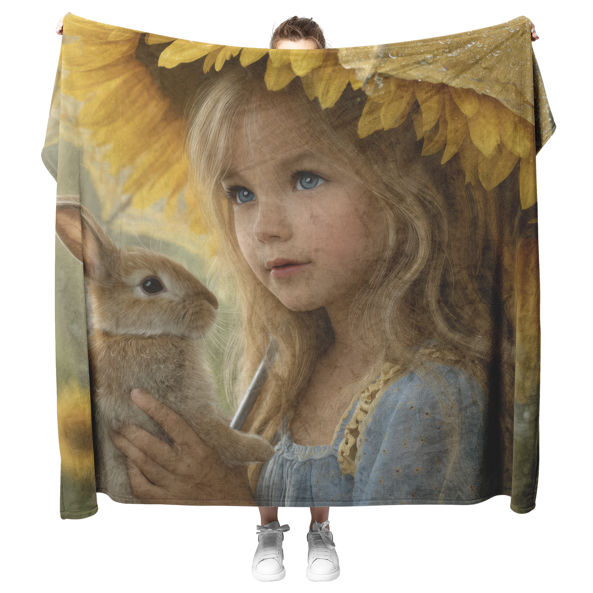 Fairy_And_Bunny_Friends_Playing_Under_Gi_H_Blanket_Model_Mockup.png