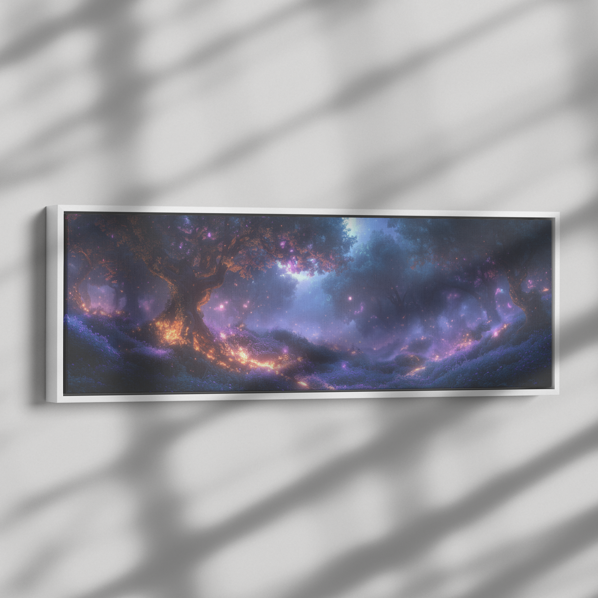 Fantasy_Forest_Luminous_Plants_Enchanted_Framed_Canvas_H_Panoramic_Dramatic_Shad_Mockup.png