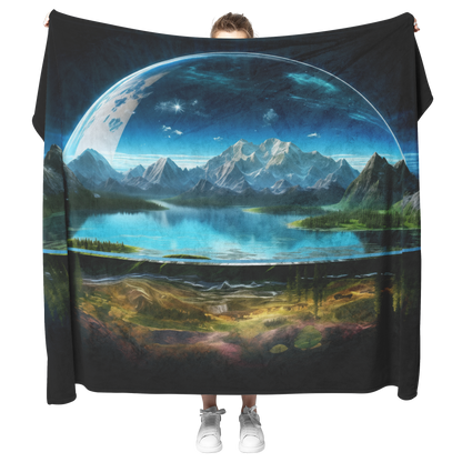 Flat_Earth_With_Clear_Dome_Sun_and_Moon__H_Blanket_Model_Mockup.png