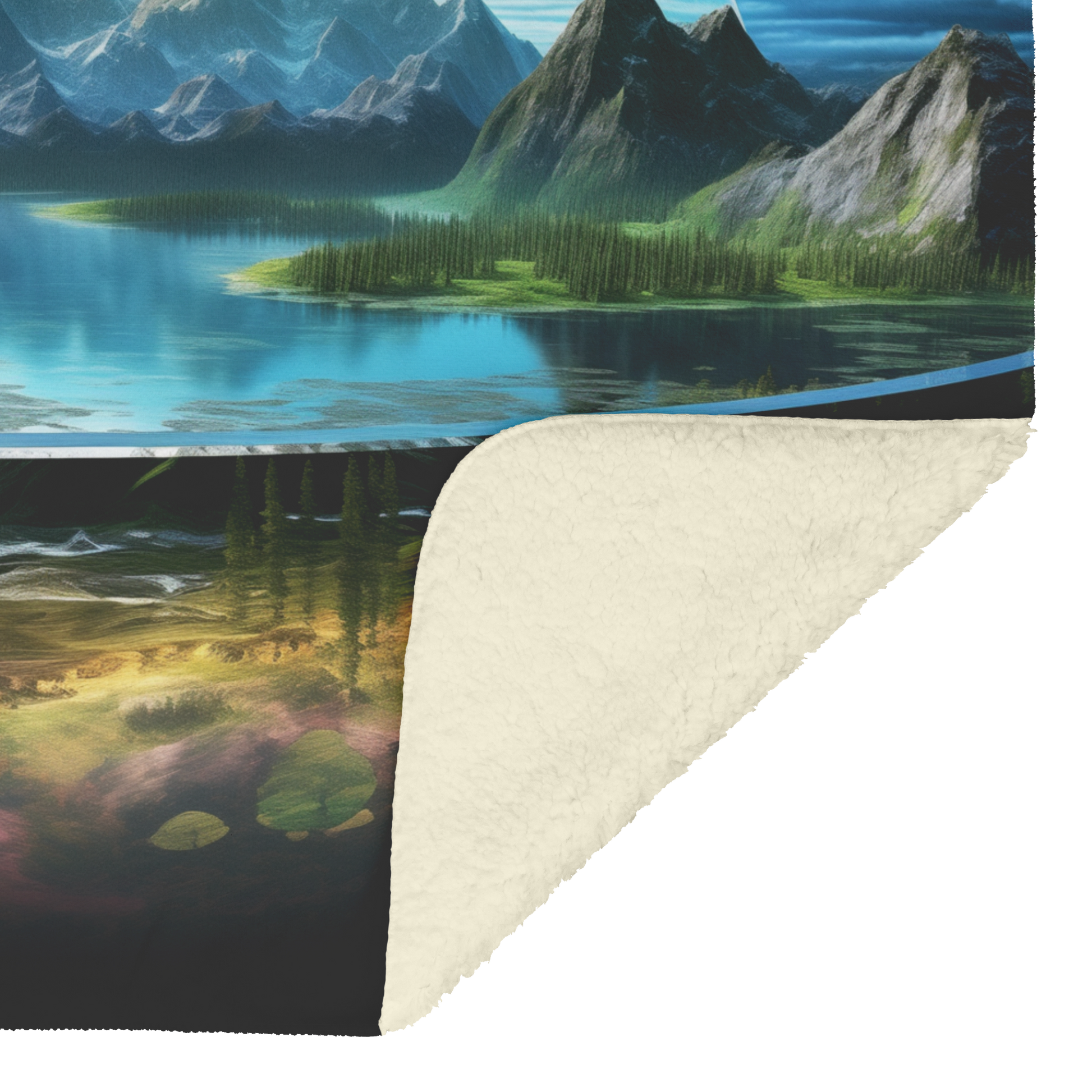 Flat_Earth_With_Clear_Dome_Sun_and_Moon__H_Blanket_Sherpa_Mockup.png